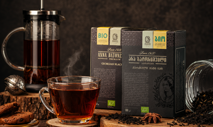 Anna Batonishvili Black Tea | Anaseuli Black Tea | Georgian Black Tea from Anaseuli | The Best Georgian Black Tea | BIO Georgian Black Tea | Tea Country | European Black tea | 