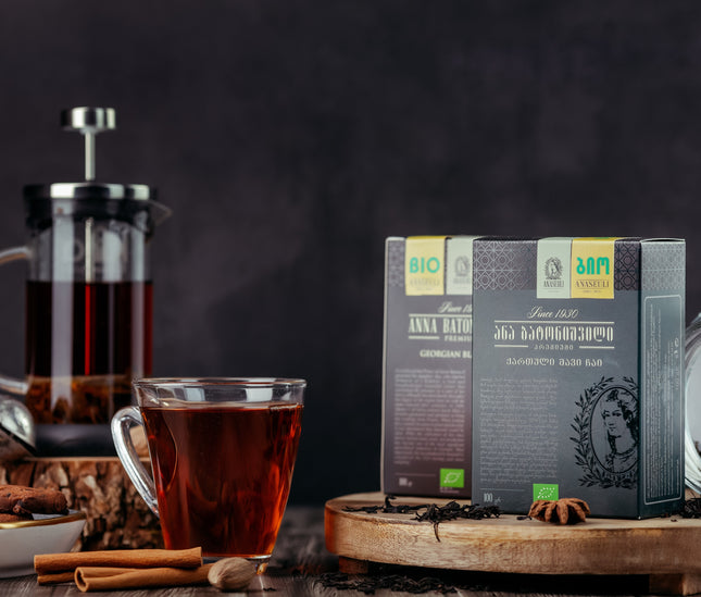 Anna Batonishvili | Anaseuli black tea | Georgian black tea | Tea country | BIO tea | ანა ბატონიშვილი | შავი ჩაი | ქართული ჩაი | ჩაის ქვეყანა | ანასეული | გურული ჩაი | წონის დასაკლები ჩაი | Qartuli Cai | Cais qveyana | Cais kvekana | Грузинский чай | Georgischer Tee | 格鲁吉亚茶 | 格魯吉亞茶 | الشاي الجورجي | Té georgiano | जॉर्जियाई चाय | Gürcü çayı | Վրացական թեյ | ジョージアのお茶 | Tè georgiano |