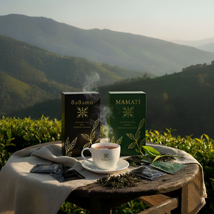 Black and green tea from "Mamati", Guria
