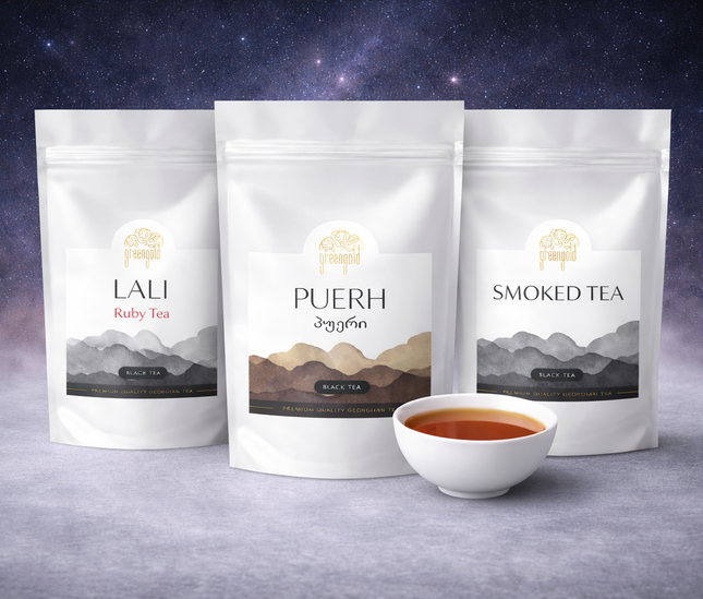 Black tea | Green Gold | Lali black tea | Ghame Puerh black tea | Smoked tea | Tea Country | Georgian black tea | შავი ჩაი | გრინ გოლდი | ჩაის ქვეყანა | ჩაი ლალი | ჩაი ღამე | შებოლილი ჩაი | ჩაის ქვეყანა | Chais qveyana | grin goldi |