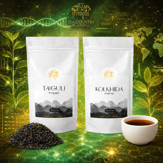 Green Gold Black Tea | Black Tea Green Gold | Taiguli | Kolkhida | Georgian Black Tea Green Gold | Best Georgian Black Tea Green Gold | Natural Black Tea Green Gold | Artisan Black Tea Green Gold | Tea Country
