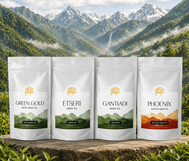 Green Gold Green Tea | Etseri green tea | Gantiadi green tea | Phoenix green tea | white-green tea | Tea country | Buy Georgian Green Tea | Green Tea Gift Best Georgian Green Tea | The Best Georgian Green Tea 