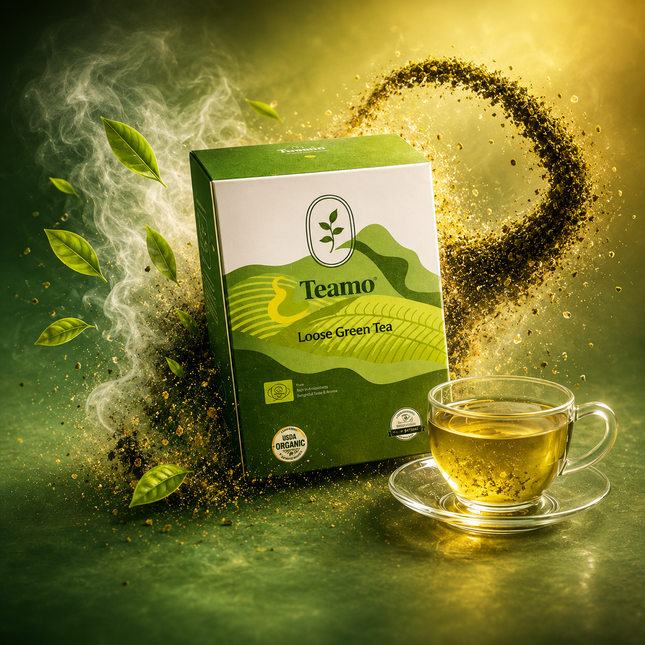 Georgian green tea Teamo