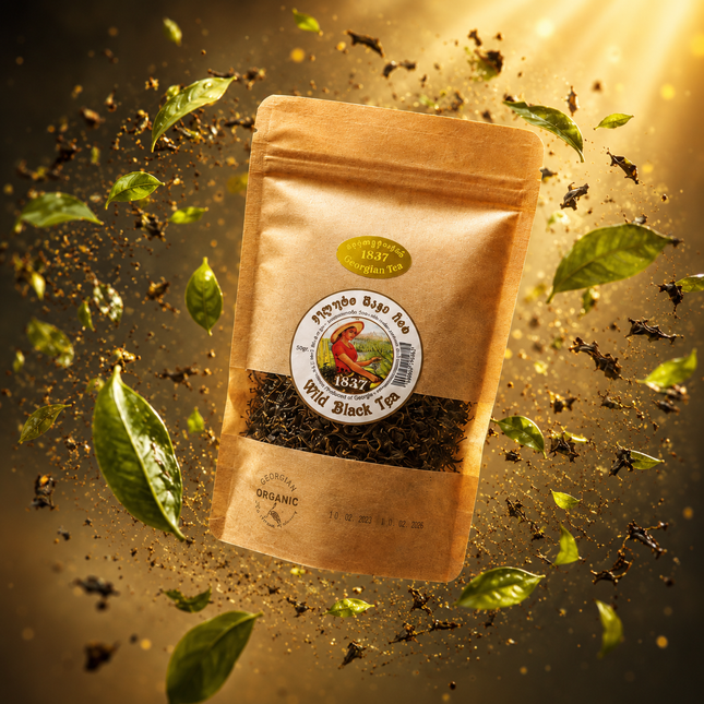 Wild Black Tea | Terjola tea | Georgian Black Tea | Premium Black Tea | Loose Leaf Black Tea | Terjola Black Tea | Wild Black Tea from Georgia | Specialty Black Tea | Authentic Georgian Tea  